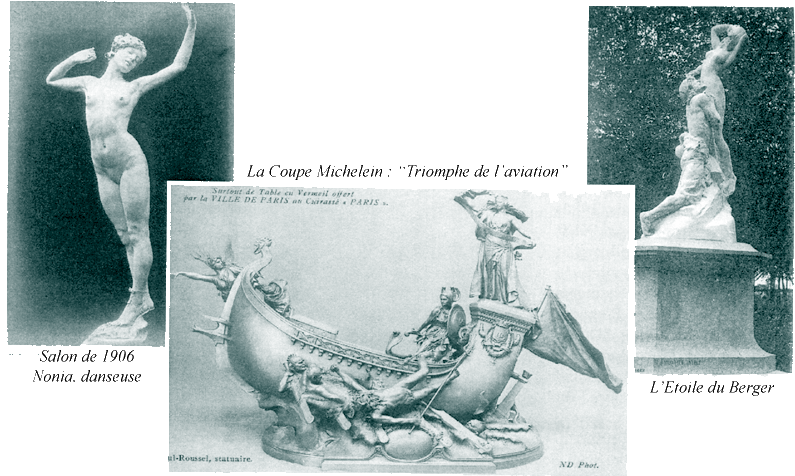 Salon 1906 : Nonia, danseuse ; La coupe Michelin "Triomphe de l'aviation" ; L'Etoile du Berger